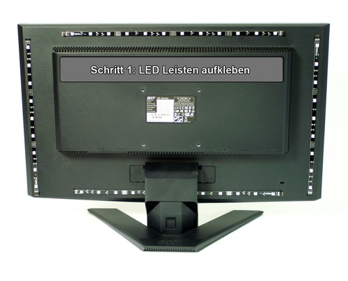 LED LEISTE STRIPMIT FB TV HINTERGRUNDBELEUCHTUNG 24-60 ZOLL 61-152cm NT