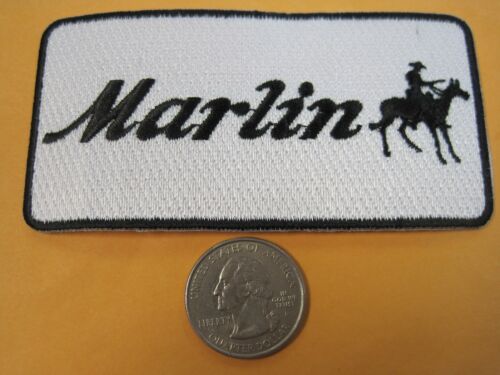 MARLIN FIREARMS VEST PATCH 2 X 4 INCH SEW ON GUN PATCH 100% EMBROIDERY LOOK!!! 
