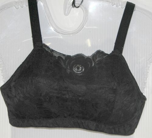 Wear & Go Fully Padded Camisole Lace Mastectomy Bra Stuffed Cups 