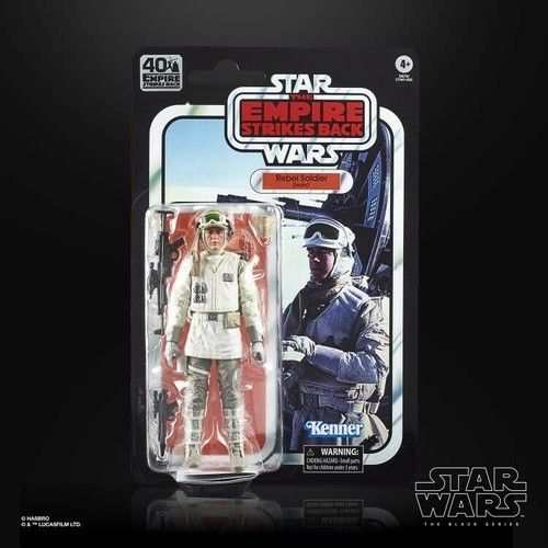Star Wars 40th Anniversary Black Hoth Rebel Soldier Action Figure