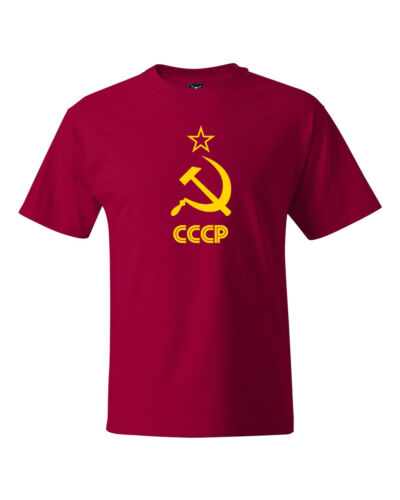 Details about   USSR Soviet Flag with Hammerand Sickle Communist Communism  Tshirts S-5XL 