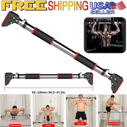 Doorway Pull Up Bar Door Frame Exercise Chin up Fitness Gym Training Home