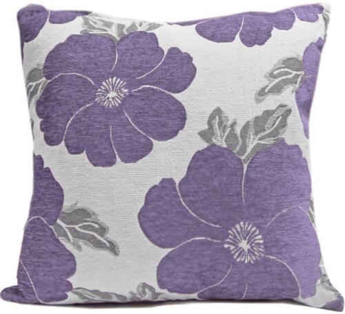 45cm Poppy Purple Cushion Cover 18/"