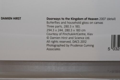 "Doorways..." limited Art-Postcard DAMIEN HIRST NEW exhibition 