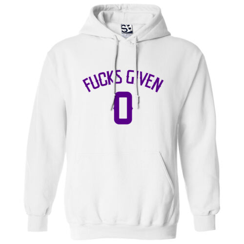 0 F*cks Given Dunk HOODIE Hooded 00 Zero Don/'t Care YOLO Sweatshirt All Colors