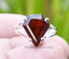 Details about / Natural Hessonite Garnet Silver Ring 925 Sterling Silver Ring For Christmas Sale