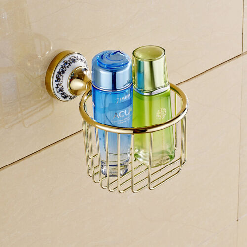Luxury Gold Polished Bathroom Accessories Set Bath Hardware Towel Bar Holder Set 