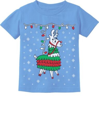 Llama Pinata Ugly Christmas Sweater Toddler Kids T-Shirt Cinco De Mayo