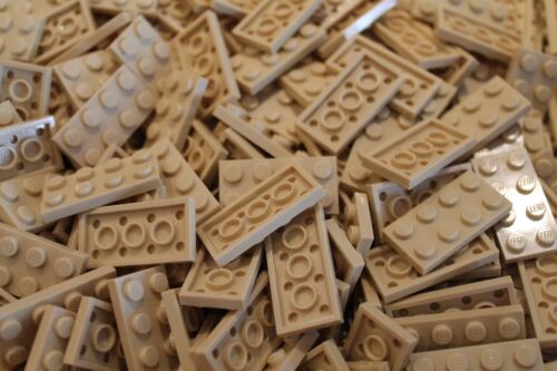 100 x LEGO® Platten 3020 Tan NEU in Beige Plate 2x4 Sand Platte