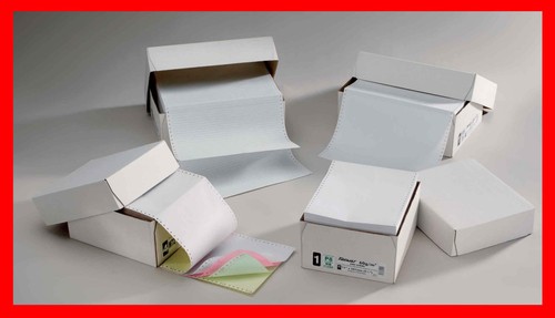 11 x 241mm Listing Computer Paper 3 Part Perfed NCR Tinted W//P//Y Box 700