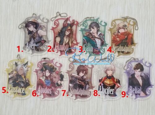 Details about   Japan Anime Cygames GBF GRANBLUE FANTASY Acrylic Keychain Key Ring Stap Charm 