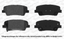Rotors Metallic Pads R OE Replacement 2014 2015 Fits Kia Sorento