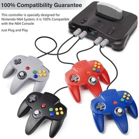 New Wired Controller Joystick Compatible With Nintendo 64 N64 Video Game Console