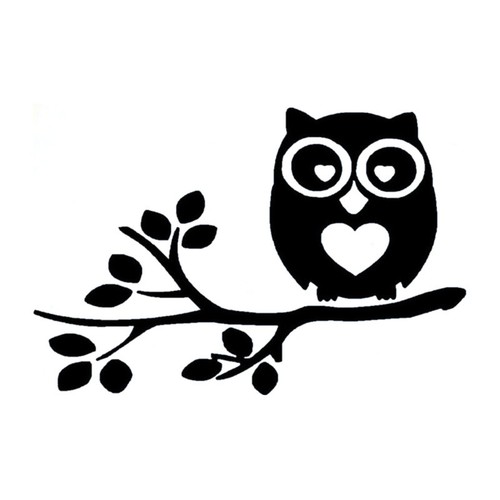 Happy Owl Decals Owl Lovers Family 6 Year Outdoor Life Multiple Colors 5 inch