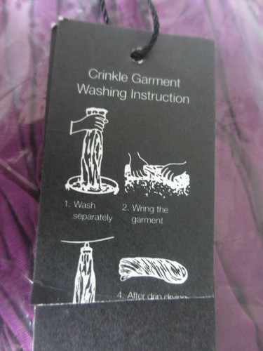 M/&CO womens purple crinkle maxi skirt size 16 RRP £35 boho festival