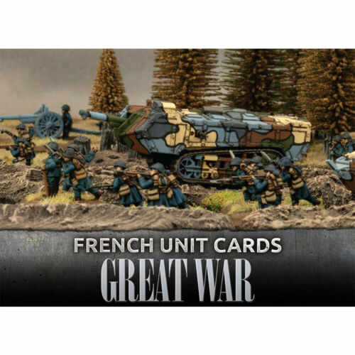 French Unit Cards GFR901 Flames of War BNIB Great War