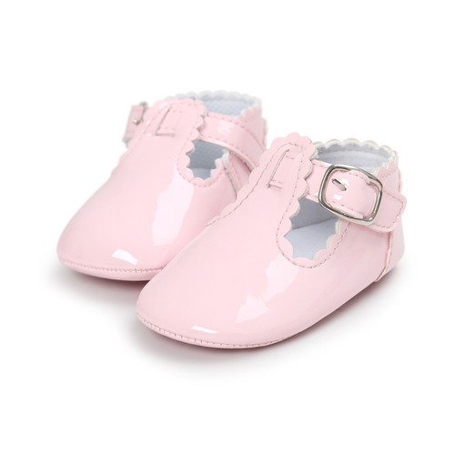 Newborn Baby Girl Bow Anti-slip Crib Shoes Soft Sole Sneakers Prewalker 0-18M US