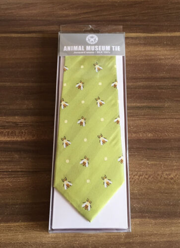 Colorata Animal Tie Honey Bee Light Green Color F//S New w//Tracking Number Japan