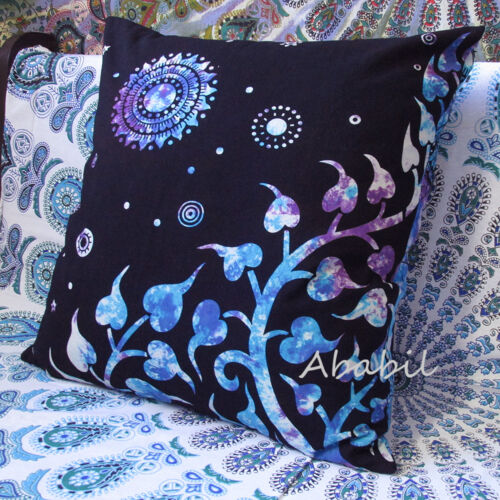 Set 24X24" Pillow Covers Large Pillow Cushion Cover Indian Tie Dye Throw 2 Pcs 