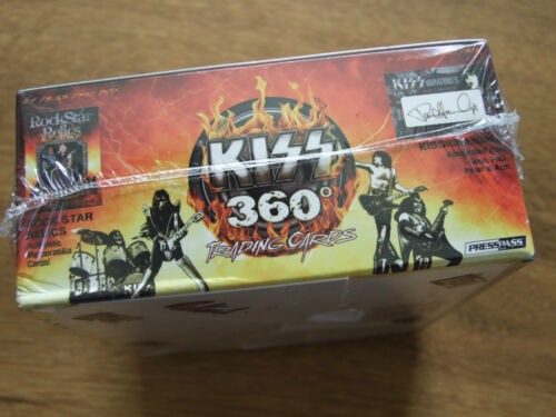 Kiss 360 Factory Sealed Trading Card Hobby Box Press Pass 24//5