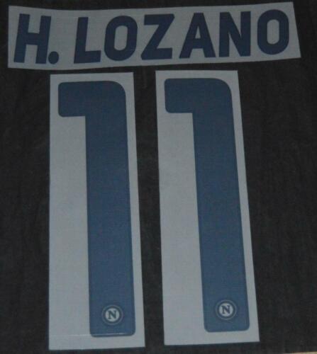 Napoli 2019/20 H.Lozano 11 Football Shirt Name/Number Set Away Serie A 