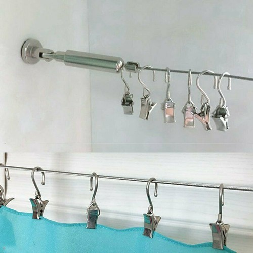 Acero inoxidable seilspanner cuerda de sujeción conjunto visillos cuerda cortina cuerda floja kit set