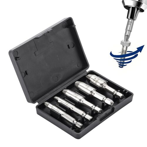 Damaged Screw Extractor Speed Out Drill Bits Broken Bolt Remover Tool Set 
