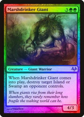Marshdrinker Giant FOIL Eventide NM-M Green Uncommon MAGIC MTG CARD ABUGames