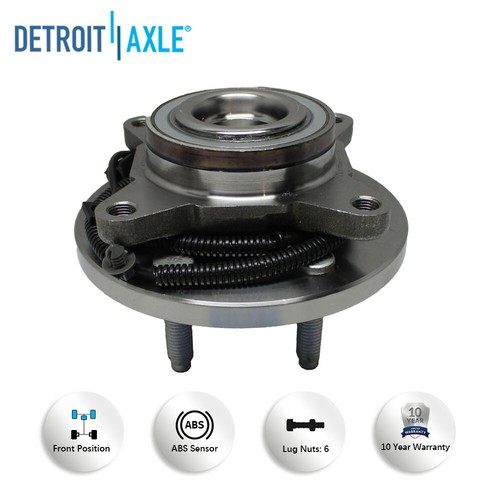 1 Front Wheel Bearing Hub Assembly for Ford F-150 Expedition Navigator 2WD W//ABS
