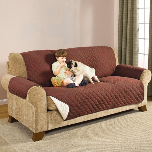Waterproof Quilted Sofa Covers Anti-Slip Couch Recliner Slipcovers 1//2or3 Seater