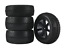 1/10 Rc Buggy Wheels Tires For Lrp Twister Ghk Wolf Exceed Hyper Reely Dart 