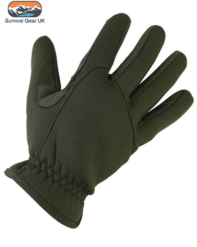 OLIVE GREEN SHOOTING ARMY STYLE NEOPRENE /& SUEDE DELTA FAST GLOVES AIRSOFT