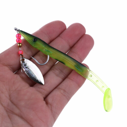 5pcs 6g Fishing Spinner Spoon Bait Metal Crankbait Soft Lures Hook Bass Tackle