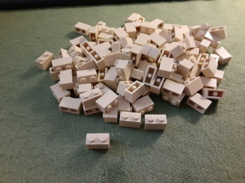 125 Count 1 X 2 White Brick Free Shipping Lego