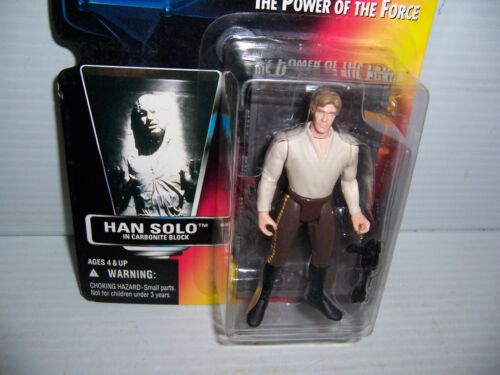 1996 Kenner Star Wars le pouvoir de la force tpotf Han Solo in Carbonite Figure 