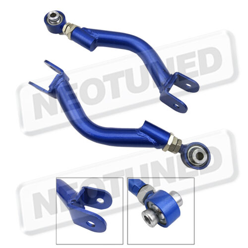 For 95-98 240SX S14 Adjustable Blue Rear Camber Arm Traction Kit Alignment Set 