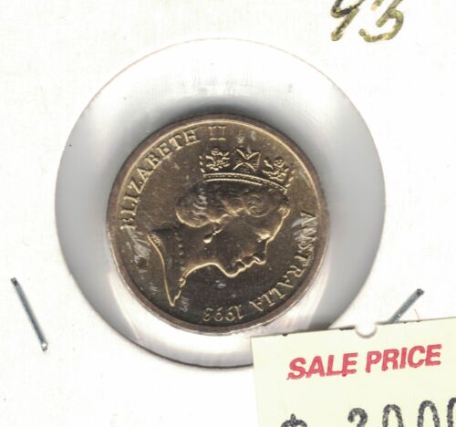 1993 Australia UNC two dollar $2 Coin