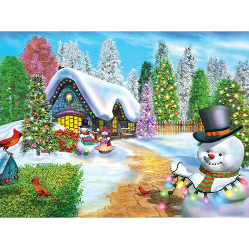 Snowman Christmas Full Drill 5D Diamond Painting DIY Cross Stitch Home Winter 