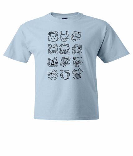 12 Guard Of Zodiac Constellation Men Unisex Crew Neck Top Tee T-Shirt Shirts