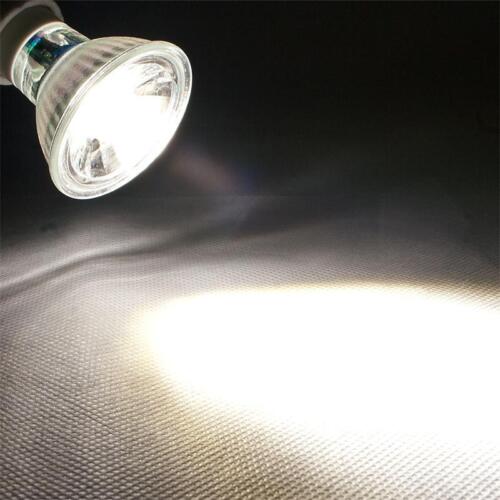 5 x COB GU10 Glas Leuchtmittel daylight weiß 250lm Strahler Birne Spot Lampe 3W