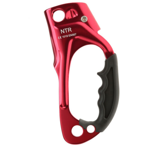 OUTDOOR LEFT HAND ASCENDER 8-12MM ROPE CLAMP FOR ROCK CLIMBING MOUNTAINEER