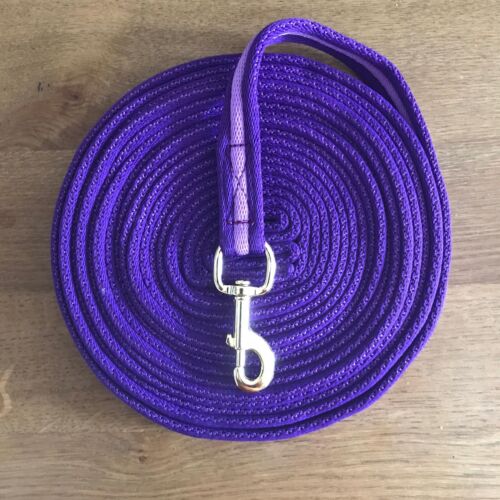 Lunge Line PURPLE AND LILAC 8 Metres FREE UK Postage Lunge Rein