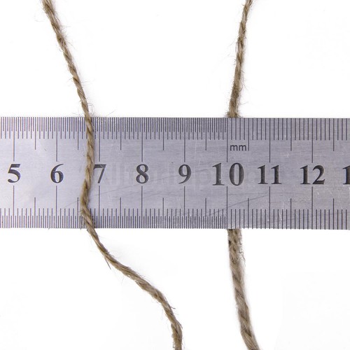 30m Jute Sackleinen Jutekordel Juteschnur Packetschnur Jutegarn Faden 2mm