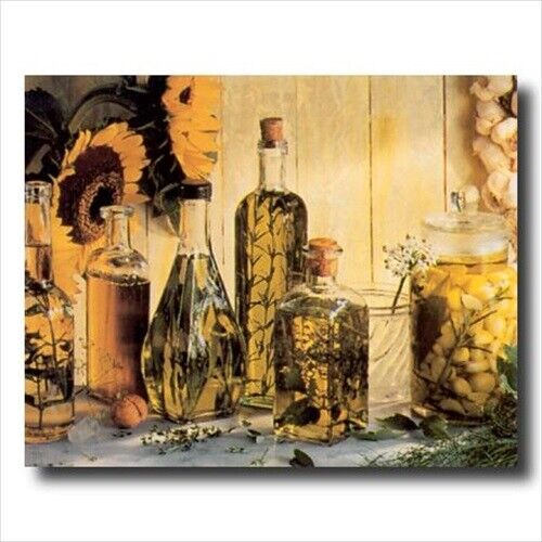 Olive Oil /& Sunflower Kitchen Wall Picture Art Print