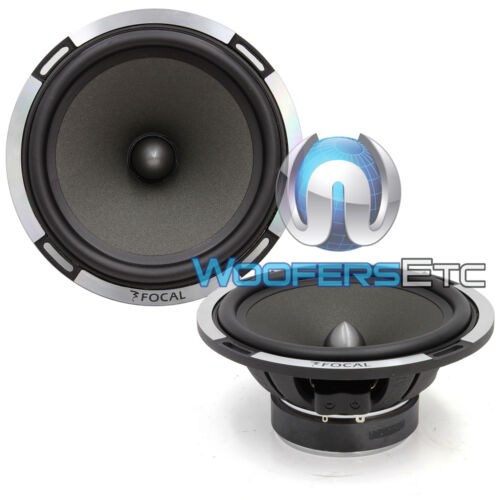 PAIR OF FOCAL 6PS 6.5/" CAR AUDIO MIDRANGE SPEAKERS FROM PS-165V COMPONENTS NEW