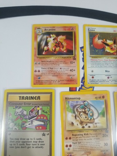 WOTC Black Star Promo 5 Card Lot Pokemon Wizards of the Coast 1999