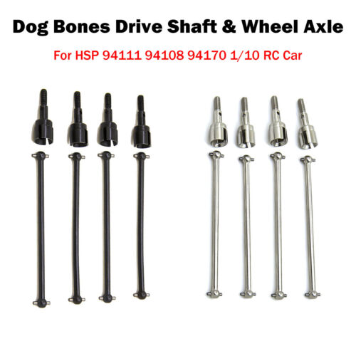 Dog Bones Antriebswelle & Radachse Für HSP 94111 94108 94170 1/10 RC Truck Car 