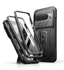Dexnor Full Body Stoßfestes Hülle für Google Pixel 9 Pro XL mit Kamera abdeckung