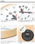 Details about  / Lemnos fun pun clock L Wall Clock White From Japan New