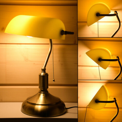 Rétro lampe de table sommeil invités salle banquier lampe de verre veilleuse 